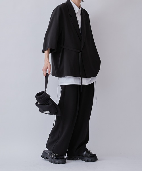 「Lui's」 ハンドバッグ FREE ブラック メンズ_画像3