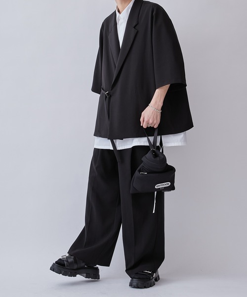 「Lui's」 ハンドバッグ FREE ブラック メンズ_画像4