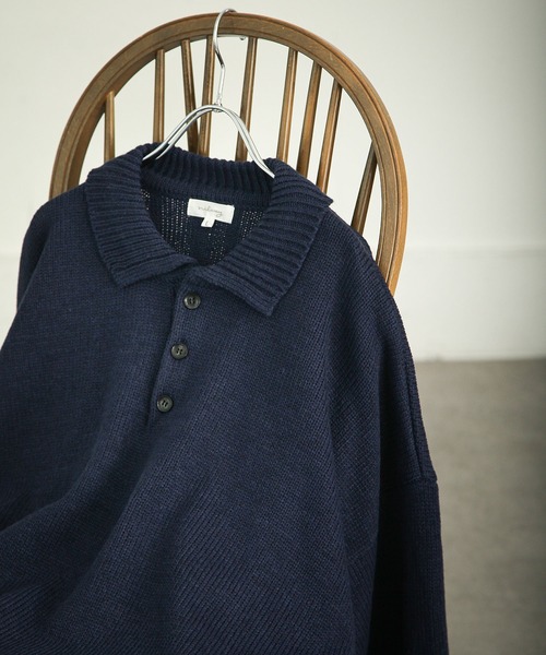 「Nilway」 長袖ニット MEDIUM ブラック メンズ_画像4