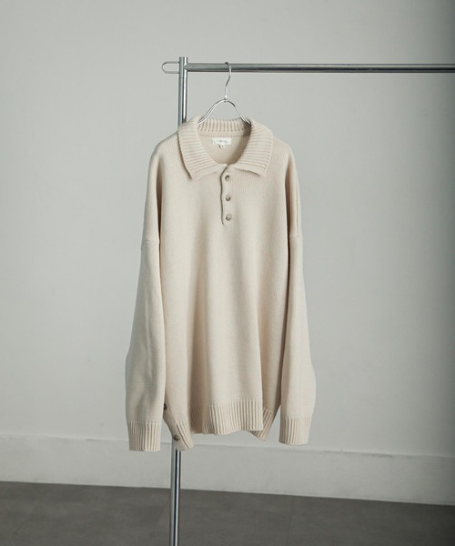 「Nilway」 長袖ニット MEDIUM ブラック メンズ_画像7