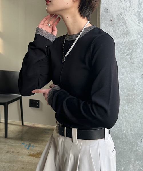 PAGEBOY MIXケーブルBIG プルオーバー PAGEBOY - PAGEBOY MIXケーブルBIG プルオーバーの通販 by ヨウ's shop