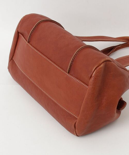 「Kitamura」 ワンポイントハンドバッグ - ブラウン レディース_画像3