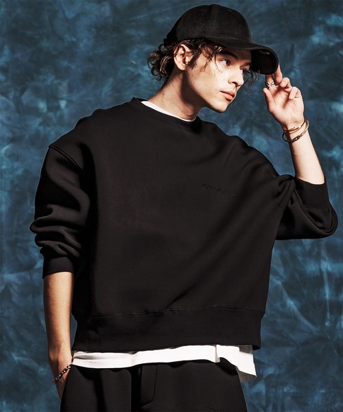 Jih Nunc（ジーヌンク） トレーナー スウェット msw1834-ショート丈