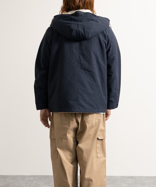 「NYLAUS」 マウンテンパーカー L ベージュ メンズ_画像5