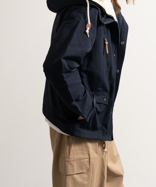 「NYLAUS」 マウンテンパーカー L ベージュ メンズ_画像8