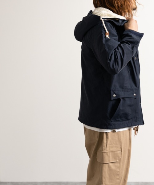 「NYLAUS」 マウンテンパーカー L ベージュ メンズ_画像9
