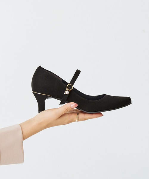 「welleg」 パンプス 22.5cm グレー レディース_画像5