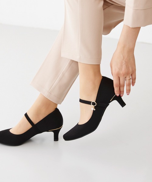 「welleg」 パンプス 22.5cm グレー レディース_画像7