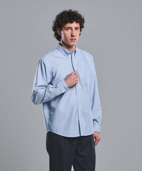 今期購入◎新品未使用♪green label relaxingシャツ☆重ねて冬も green label relaxing（グリーンレーベルリラクシング） シャツ W/R