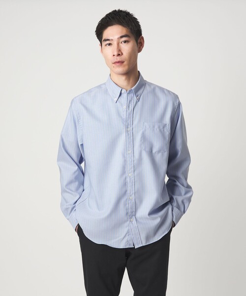 今期購入◎新品未使用♪green label relaxingシャツ☆重ねて冬も green label relaxing（グリーンレーベルリラクシング） シャツ W/R