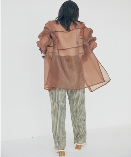 「DOUX ARCHIVES」 長袖ブラウス MEDIUM ピンク レディース_画像6