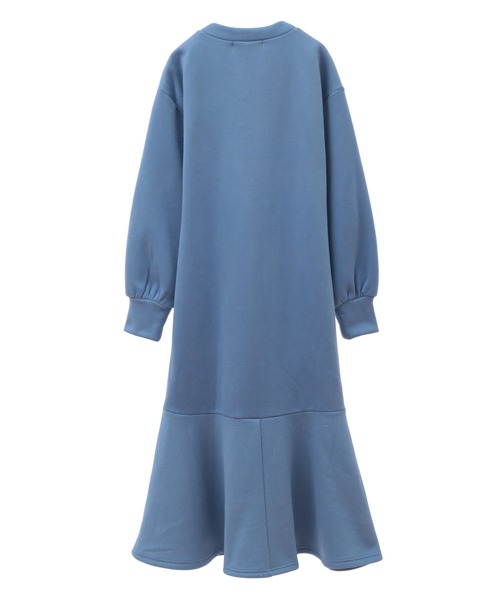 「31 Sons de mode」 長袖ワンピース 36 グレイッシュベージュ レディース_画像5