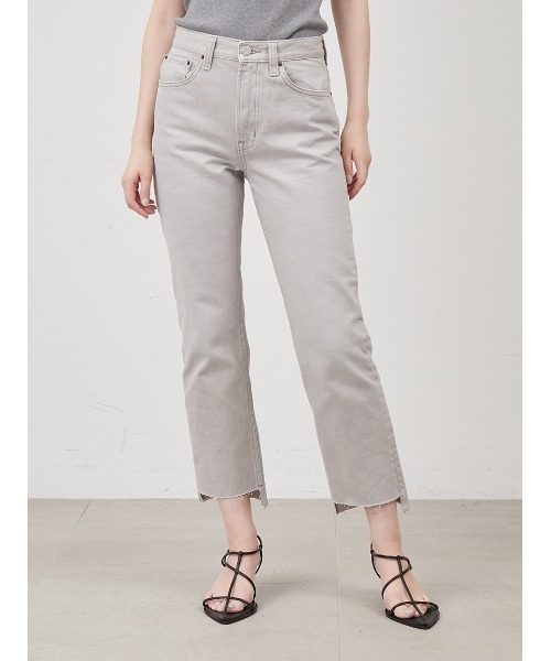 「Mila Owen」 デニムパンツ 1 ライトブルー レディース_画像4