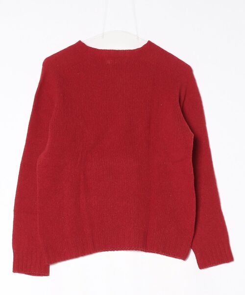 「INVERALLAN」 長袖ニット 36 レッド メンズ_画像2