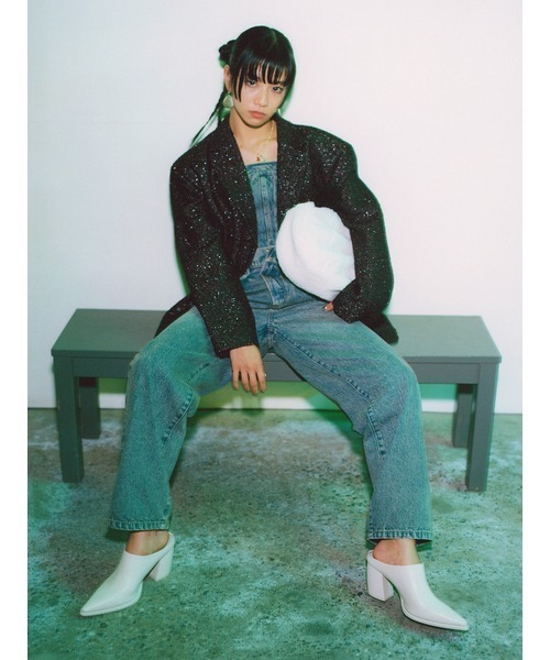 「LILY BROWN」 ノースリーブブラウス「KEITA MARUYAMAコラボ」 ONE SIZE ブルー レディース_画像2
