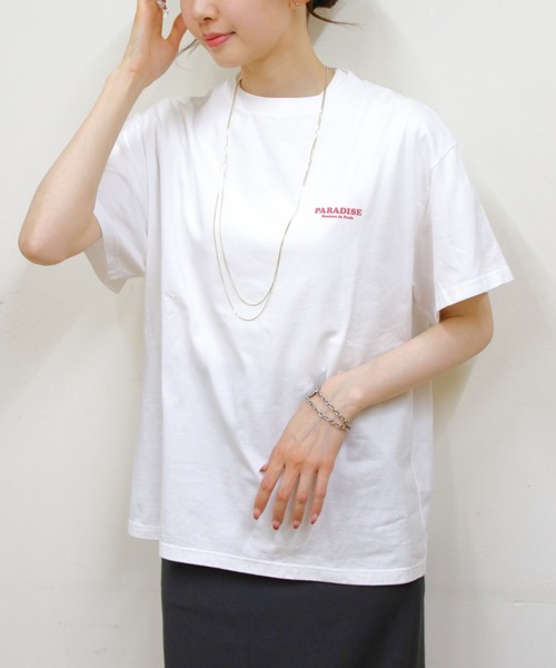 「THE SHINZONE」 半袖Tシャツ FREE グリーン レディース_画像9
