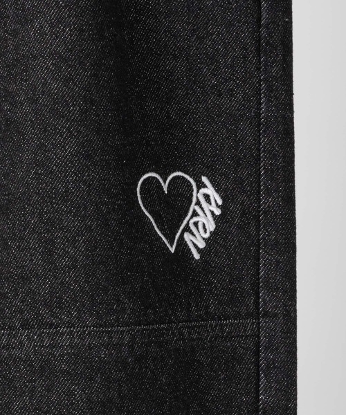 「kaoyorinakami」 デニムパンツ SMALL ブラック メンズ_画像8