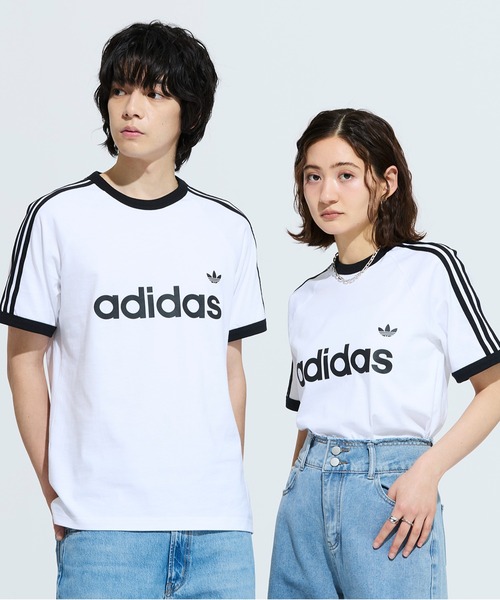 adidas originals スリーストライプス　Tシャツ アディカラー クラシックス スリーストライプス 長袖Tシャツ ブラック