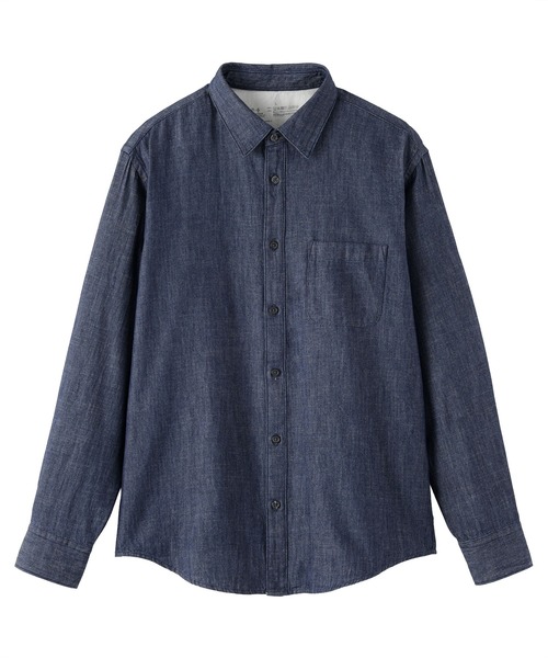 無印良品（MUJI） シャツ 紳士 デニムシャツ メンズ レディース