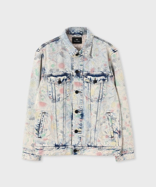 PS Paul Smith デニムジャケット gジャン Bleach Denim Floral