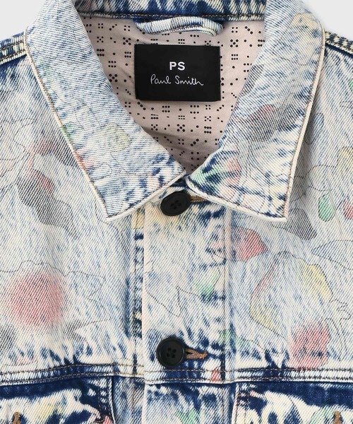 PS Paul Smith デニムジャケット gジャン Bleach Denim Floral
