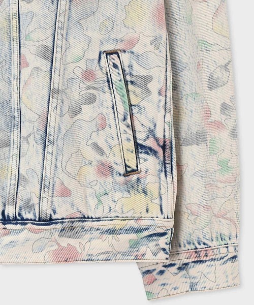PS Paul Smith デニムジャケット gジャン Bleach Denim Floral