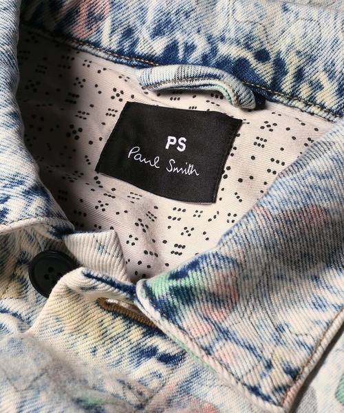 PS Paul Smith デニムジャケット gジャン Bleach Denim Floral