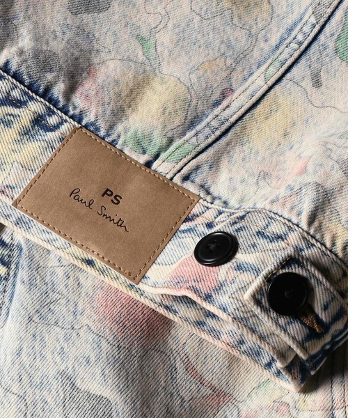 PS Paul Smith デニムジャケット gジャン Bleach Denim Floral