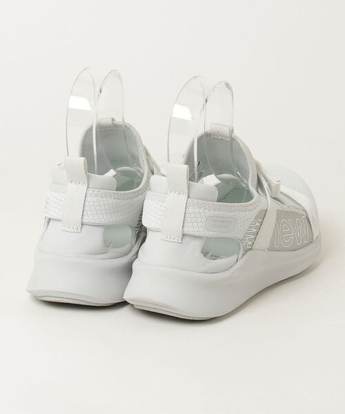 「New Balance」 フラットサンダル 26cm ホワイト レディース_画像2