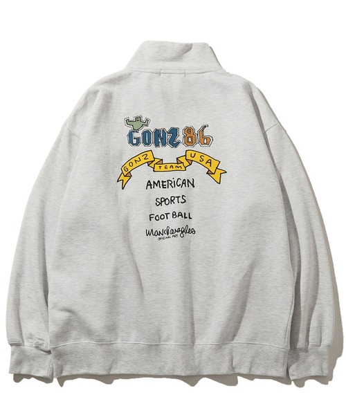 「Mark Gonzales」 スウェットカットソー X-LARGE グリーン メンズ_画像5