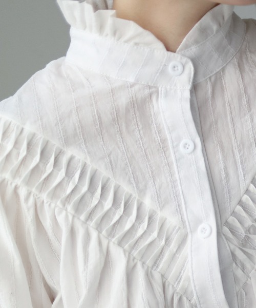 「Bab」 長袖ブラウス FREE オフホワイト レディース_画像5