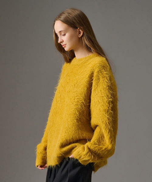 「WETTEMPT」 長袖ニット MEDIUM ブルー メンズ_画像2