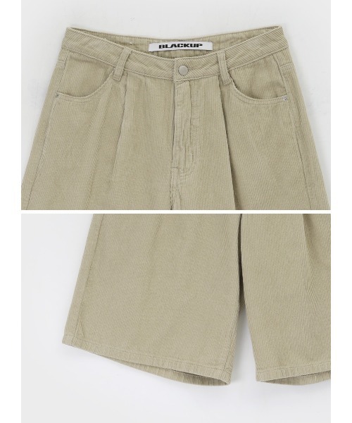 「BLACKUP」 ハーフパンツ MEDIUM ベージュ レディース_画像5