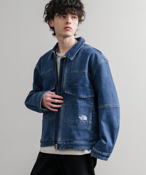   DENIM ネイビーダウンジャケット L 楽天市場】THE NORTH FACE ノースフェイス デニム ダウンジャケット