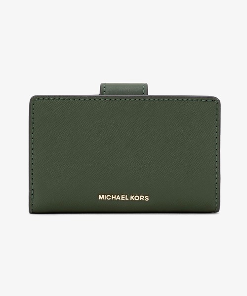 「MICHAEL KORS」 財布 FREE グリーン レディースの画像