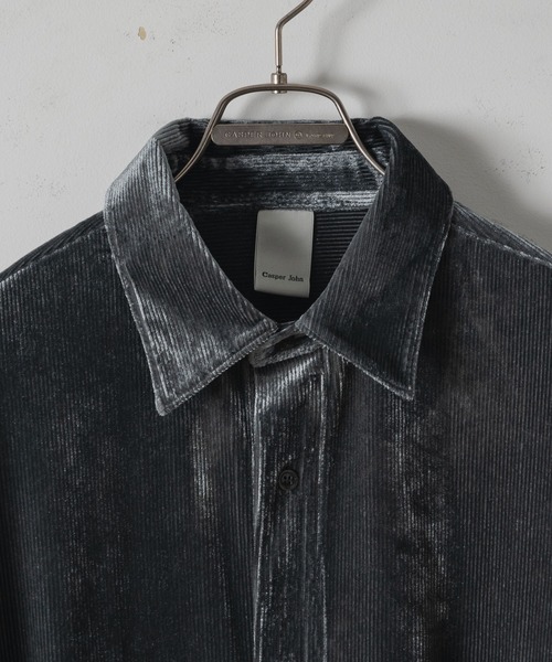 「Casper John」 長袖シャツ SMALL グレー メンズ_画像3