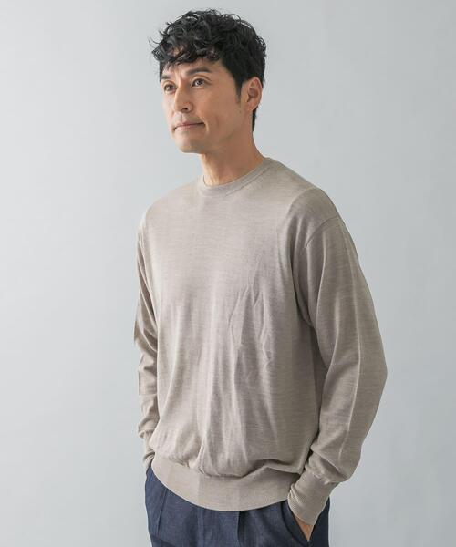 「URBAN RESEARCH ROSSO MEN」 長袖ニット LARGE グレー系その他 メンズ_画像4