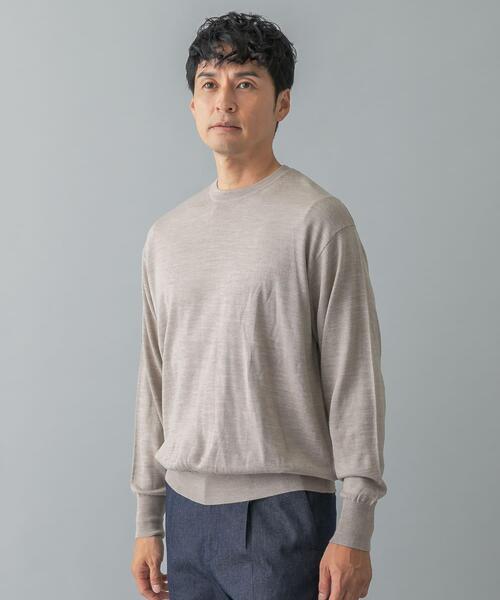「URBAN RESEARCH ROSSO MEN」 長袖ニット LARGE グレー系その他 メンズ_画像5