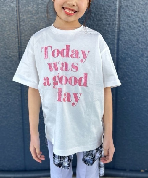 Right-on（ライトオン） tシャツ 「VIVIAN BLUE」ロゴプリントTシャツ