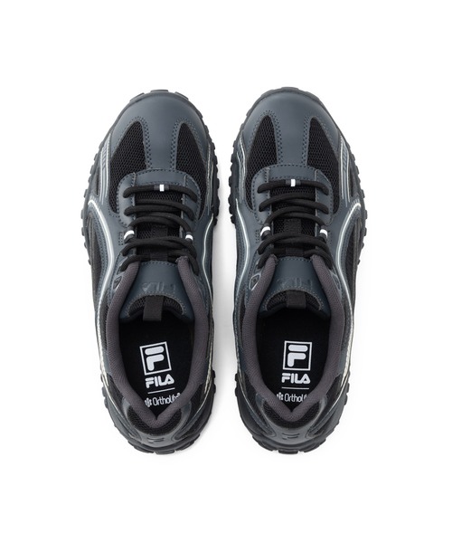 「FILA」 ローカットスニーカー 26.0cm ブラック レディース_画像2