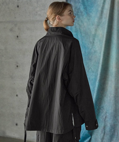 「SERACE」 ブルゾン M ブラック メンズ_画像8