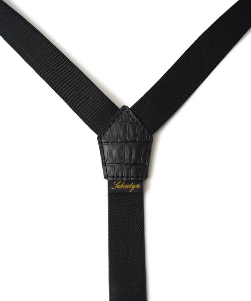 「Subciety」 サスペンダー FREE ブラック メンズ_画像4