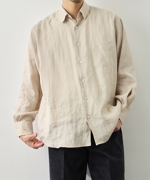 シャツ 「MARKAWARE/マーカウェア」COMFORT FIT SHIRT/HEMP メンズ