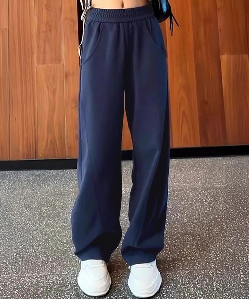 「DAY CLOSET」 スラックス X-LARGE ネイビー レディース_画像3