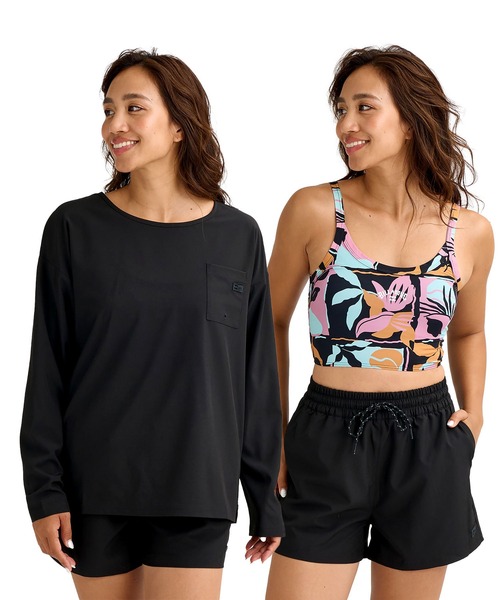 値下げ不可　ビラボン　水着3点セット BILLABONG（ビラボン） 水着 水着 3点セット ビキニ ブラトップ 長袖