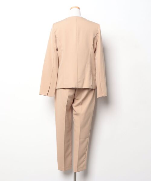 DRESS LAB（ドレスラボ） パンツスーツ M ベージュ レディース