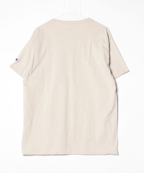 「Champion」 半袖Tシャツ X-LARGE ベージュ メンズ_画像2