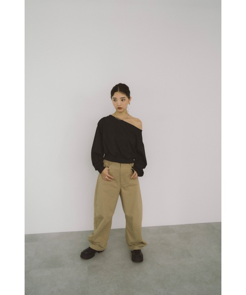 「DRWCYS」 パンツ MEDIUM ネイビー レディース_画像2