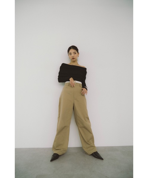 「DRWCYS」 パンツ MEDIUM ネイビー レディース_画像6