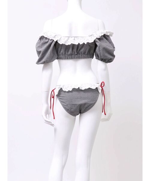 jouetie（ジュエティ） 水着 コットンレースフリルオフショルスイム